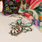 Day of the Dead Necklace Catrina