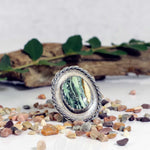 Turquoise / Variscite Ring Framed in Sterling Silver