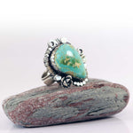 Royston Blue-Green Turquoise Sterling Silver Ring