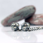 Handcrafted Sterling Silver Bead Earrings