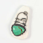 Campo Frio Turquoise Pendant with Running Horse