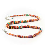 Colorful Spiny Oyster & Turquoise Necklace