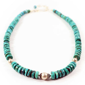 Turquoise & Sterling Silver Necklace