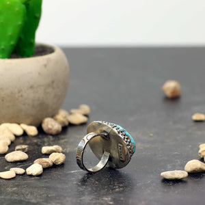 Kingman Nugget Turquoise Ring