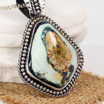 Stunning Turquoise / Variscite Pendant in Sterling Silver