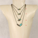 'Lil' Bits' Charm Necklace with Semi Precious Stone