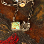 'Lil' Bits' Charm Necklace with Semi Precious Stone