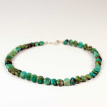 Green Turquoise Disc Choker/Necklace