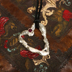 Sterling Silver Abstract Heart Necklace