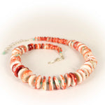 Spiny Oyster & Turquoise Necklace with Extender