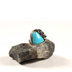 Sleeping Beauty Turquoise Ring in Sterling Silver