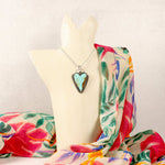 genuine turquoise heart pendant