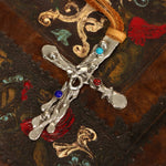 Sterling Silver Abstract Cross Necklace