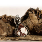 Wild Horse Pendant with Flower Detail in Sterling Silver