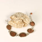 Western Copper & Sterling Silver Link Bracelet