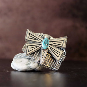 Contemporary Dragonfly Cuff Bracelet by Charles Johnson
