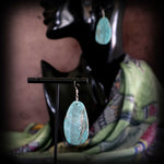 Turquoise Slab Earrings