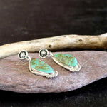 Turquoise & Sterling Silver Drop Earrings