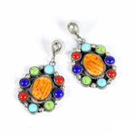 Magnificent Multi-Colored Gemstone Earrings