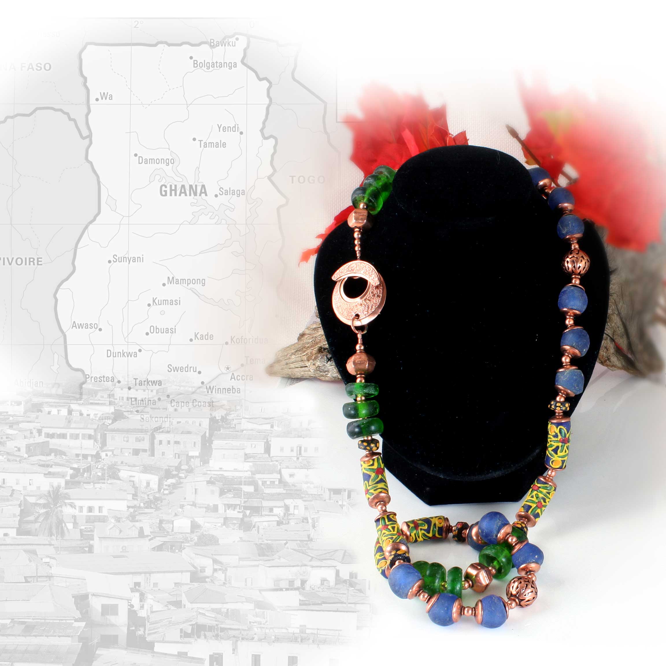 African Waist/seed Beads Handmade Ghana Krobo 3mm Recycled Glass,Custard – African  Beads & Fabrics